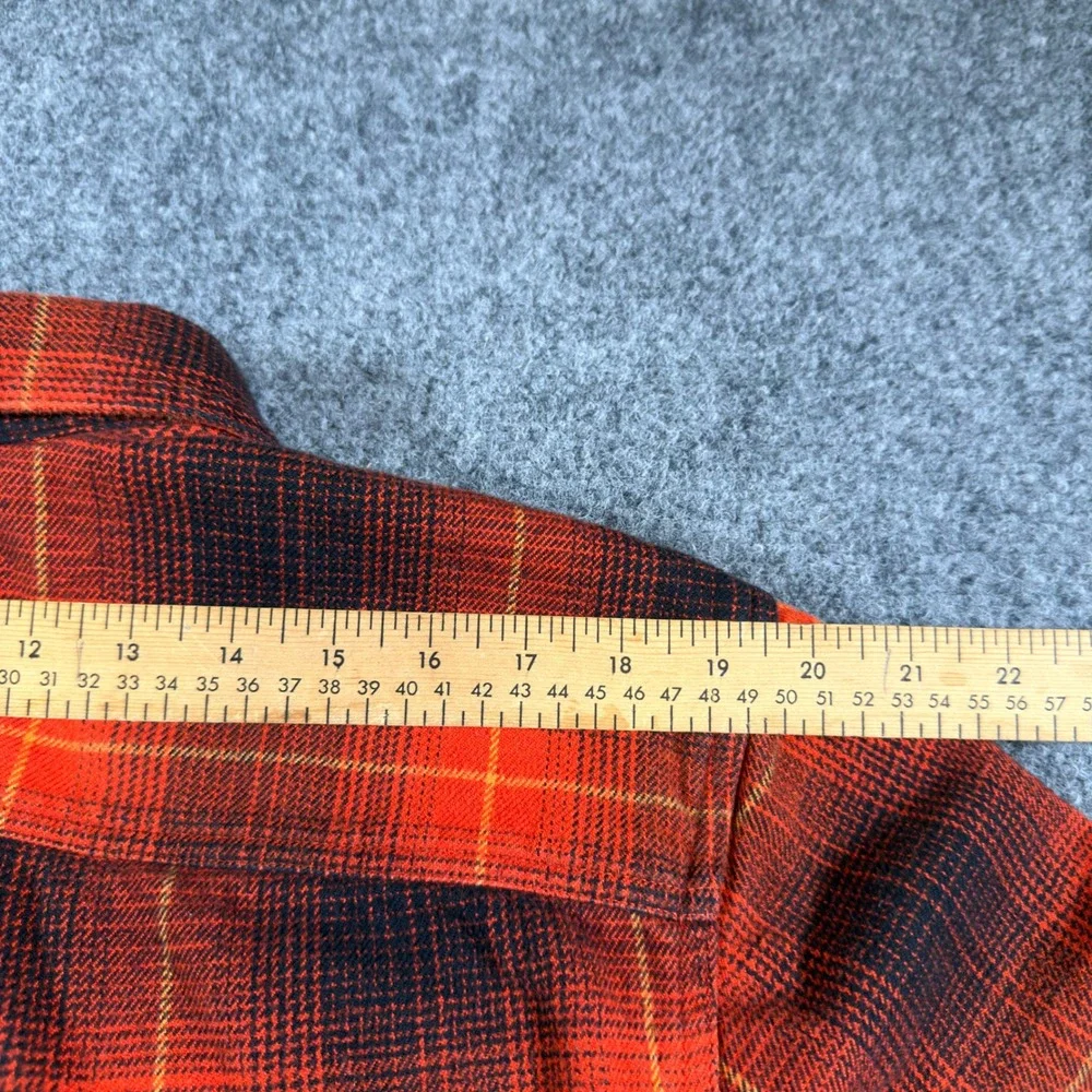 The North Face Arroyo Flannel Shirt Mens XL Red Plaid Long Sleeve Heavyweight